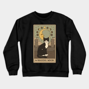 The Waning Moon Cat Crewneck Sweatshirt